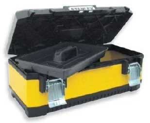 Stanley (R) Skrzynka narzędziowa żółta 20 1-95-612 - Szafy i regały magazynowe - miniaturka - grafika 2