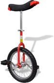 Rowery - vidaXL Czerwony Unicykl, 16 Cali - miniaturka - grafika 1