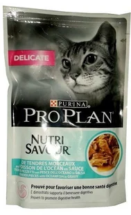 Purina Pro Plan Cat Delicate ryba oceaniczna saszetka 85g - Mokra karma dla kotów - miniaturka - grafika 2