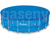 Akcesoria do basenów - Bestway Pokrywa do basenu stelażowego 549 cm 58039 - miniaturka - grafika 1