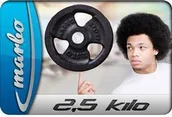 Obciążenia - Marbo Sport Obciążenie żeliwne 2,5 kg MW-O2,5 - miniaturka - grafika 1
