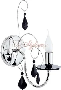 Alfa kinkiet PALMIRA BLACK 1xE14 40W 13150 - Lampy ścienne - miniaturka - grafika 2