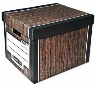 Fellowes PUDŁO SKŁADANE WOODGRAIN - Pudła i kartony archiwizacyjne - miniaturka - grafika 3