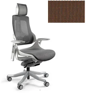 Fotel biurowy, krzesło biurowe Unique Fotel biurowy Wau pomarańczowy W-609W NW45 - Fotele i krzesła biurowe - miniaturka - grafika 2