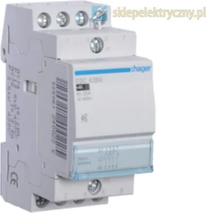 Hager Polo Stycznik modułowy ESC425 230V 25A 4Z - Sterowniki i przekaźniki - miniaturka - grafika 2