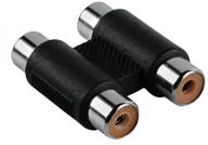 Złącza, przejściówki, adaptery - Hama Adapter 2xRCA-2xRCA Czarny Rozłóż zakup na 50 rat - miniaturka - grafika 1