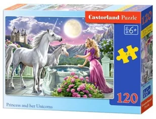 Castorland Puzzle Princess and her Unicorns 120 - Puzzle - miniaturka - grafika 3