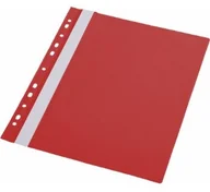 Teczki i skoroszyty - PANTA PLAST SKOROSZYT Z EUROPERFORACJĄ Z PP CZERWONY. - miniaturka - grafika 1