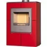 Wkłady kominkowe - HS Flamingo piecyk EVENES 9 kW czerwony - miniaturka - grafika 1