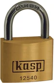 Kłódki - Kasp Kłódka K12540A2 z zamkiem kluczykowym 40 mm Złoto-żółty - miniaturka - grafika 1