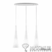 Oprawy, klosze i abażury - Ideal Lux MILK SP3 oprawa wisząca 3 x 60W E27 30326 030326 - miniaturka - grafika 1