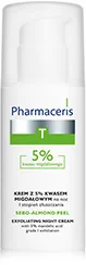 Pharmaceris KREM Z 5% KWASEM MIGDAŁOWYM na noc I stopień złuszczania SEBO-ALMOND PEEL 5% - Peelingi i scruby do twarzy - miniaturka - grafika 3