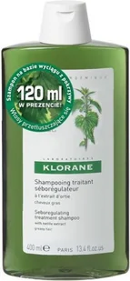Pierre-Fabre DERMO-COSMETIQUE POLSKA SP Z O.O KLORANE Szampon na bazie wyciągu z pokrzywy 400 ml 7035570 - Szampony do włosów - miniaturka - grafika 4