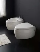 Bidety - Scarabeo 8605 MOAI Bidet podwieszany z otworem 56x40 - miniaturka - grafika 1