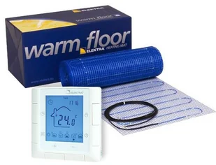 Elektra Mata grzejna ELEKTRA MD-160 1600W / 10m2 / 0,5x20m + termostat ELR20 MDPACK 160/10 - Ogrzewanie podłogowe Elektra Mata grzejna ELEKTRA MD-160 1600W / 10m2 / 0,5x20m + termostat ELR20 MDPACK 160/10 - Ogrzewanie podłogowe - miniaturka - grafika 1