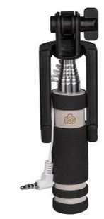 Hama SELFIE STICK POCKET+KABEL 3,5MM CZARNY - Selfie stick - miniaturka - grafika 2