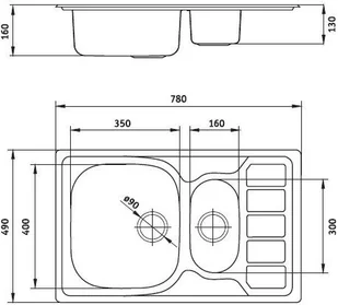 Deante Soul ZEO 3513 - Zlewozmywaki - miniaturka - grafika 2