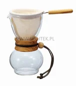 Pozostałe akcesoria kuchenne - Hario Woodneck Drip Pot Olive Wood 1 Cup - 240ml DPW-1-OV - miniaturka - grafika 1
