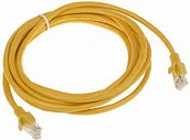 Kable - ABCVISION PATCHCORD RJ45/3.0-YELLOW 3 m - miniaturka - grafika 1