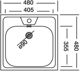 Alveus Allux 70 1074634 - Zlewozmywaki - miniaturka - grafika 2