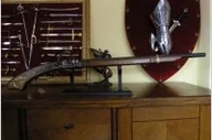 Repliki - broń - WŁOCHY UNIKATOWA FRANCUSKA Strzelba Z ZAMKIEM LONTOWYM Z 1450 - miniaturka - grafika 1
