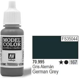 Vallejo Model Color German Grey 17ml 70.995 - Akcesoria do gier planszowych - miniaturka - grafika 3
