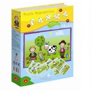 Alexander puzzle Zabawki magnetyczne Farma - GA-0759 - Układanki dla dzieci - miniaturka - grafika 4