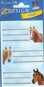 Szkolne artykuły papiernicze - Avery Dennison Naklejki na zeszyty Z Design School Konie- - miniaturka - grafika 1