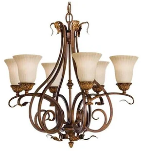 Elstead Lighting Lampa wisząca SONOMA VALLEY kol. MOSIĘŻNO-Złoto (FE/SONOMAVAL6) - Feiss - - Lampy sufitowe - miniaturka - grafika 2