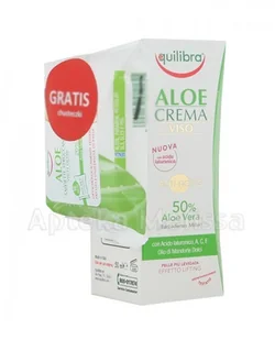 EQUILIBRA ALOESOWY PRZECIWSTARZENIOWY KREM DO TWARZY 50ml - Kremy do twarzy - miniaturka - grafika 3