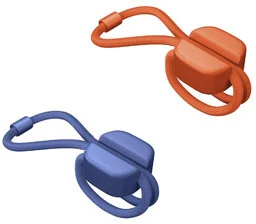 BlueLounge Pixi wielozadaniowy ściągacz S 8 szt. pomarańczowy/niebieski PX-SM-02 - Maskownice do kabli - miniaturka - grafika 4