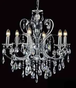 Italux Lampa wisząca , Kandelabr, BAROCCO MD72709-6A - Lampy sufitowe - miniaturka - grafika 2