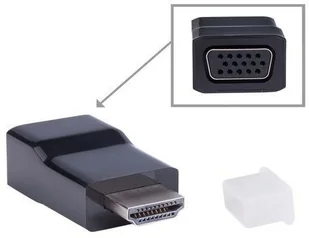 Gembird Adapter HDMI-A(M)-> VGA(F) A-HDMI-VGA-001 - Adaptery i przejściówki - miniaturka - grafika 5