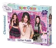 Puzzle - Clementoni Puzzle Brokat Violetta 104 - miniaturka - grafika 1