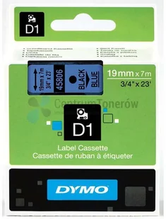 Dymo Etykieta D1 19mmx7m CZARNY/NIEB. S0720860 - Etykiety do drukarek - miniaturka - grafika 2