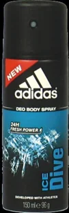 Adidas Men Ice Dive Deodorant Dezodorant 200ml - Dezodoranty i antyperspiranty męskie - miniaturka - grafika 2