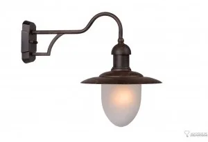 Lucide ARUBA Kinkiet 1xE27 Frost Glass/Rust 11871/01/97 - Lampy ogrodowe - miniaturka - grafika 3