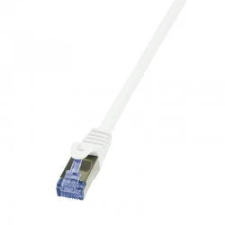 LogiLink Patchcord CQ4011S Cat.6A/7 600 MHz S/FTP PIMF 0,25m biały CQ4011S - Kable miedziane - miniaturka - grafika 2