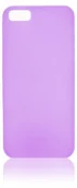 Etui i futerały do telefonów - XQISIT iPlate Ultra Thin na telefon komórkowy iPhone 5, Apple iPhone 5/5 S/SE, fioletowy - miniaturka - grafika 1