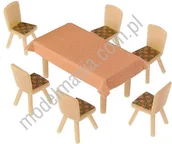 Kolejki i akcesoria - Faller Stoły 4szt. i krzesła 24szt. 180442 - miniaturka - grafika 1