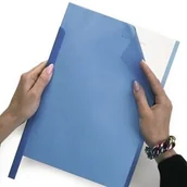 Grzbiety do bindownic - Durable Obwoluta do Grzbietów zaciskowych A4, PP, niebieska - miniaturka - grafika 1