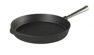 Skeppshult Patelnia grillowa okragła 28 cm stalowa rączka 0028 - Zestawy do grillowania - miniaturka - grafika 2