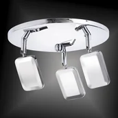 Lampy sufitowe - Leuchten Direkt Leuchten-Direkt WELLA lampa sufitowa LED Chrom, 3-punktowe - Nowoczesny/Design/Lokum dla młodych/Purystyczny - Obszar wewnętrzny - WELLA - Czas dostawy: od 2-4 dni roboczych 11243-17 - miniaturka - grafika 1