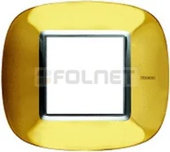 Klawisze i ramki - Bticino Ramka owalna metal 2 moduły - Btcino Axolute HB4802OR - miniaturka - grafika 1