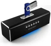 Głośniki przenośne - Technaxx MusicMan Czarny - miniaturka - grafika 1