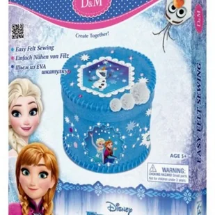 Stnux Pudełeczko na biżuterię Kraina Lodu JISNXZ0DED63837 - Prace ręczne dla dzieci - miniaturka - grafika 2