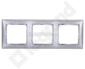 Klawisze i ramki - Legrand VALENA - Ramka potrójna ALUMINIUM SZCZOTKOWANE , 770333, - miniaturka - grafika 1