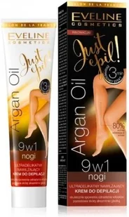 Eveline Just Epil Argan Oil 9w1 ultradelikatny nawilżający krem do depilacji nóg - Depilacja - miniaturka - grafika 2