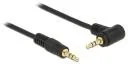Kable - Delock Kabel 3.5mm Jack kątowy, Czarny 83752 - miniaturka - grafika 1