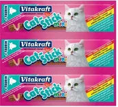 Suplementy i witaminy dla kotów - Vitakraft Cat Stick Mini Łosoś i Pstrąg 18g [18201] 3863 - miniaturka - grafika 1
